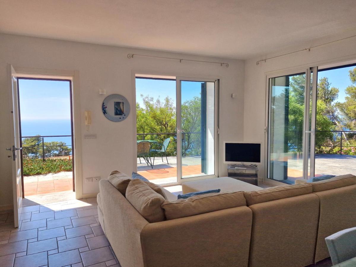 Appartamento In Villa Mimosa Cervo Luaran gambar