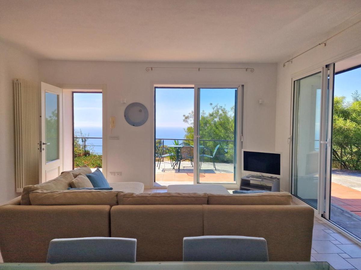 Appartamento In Villa Mimosa Cervo Luaran gambar