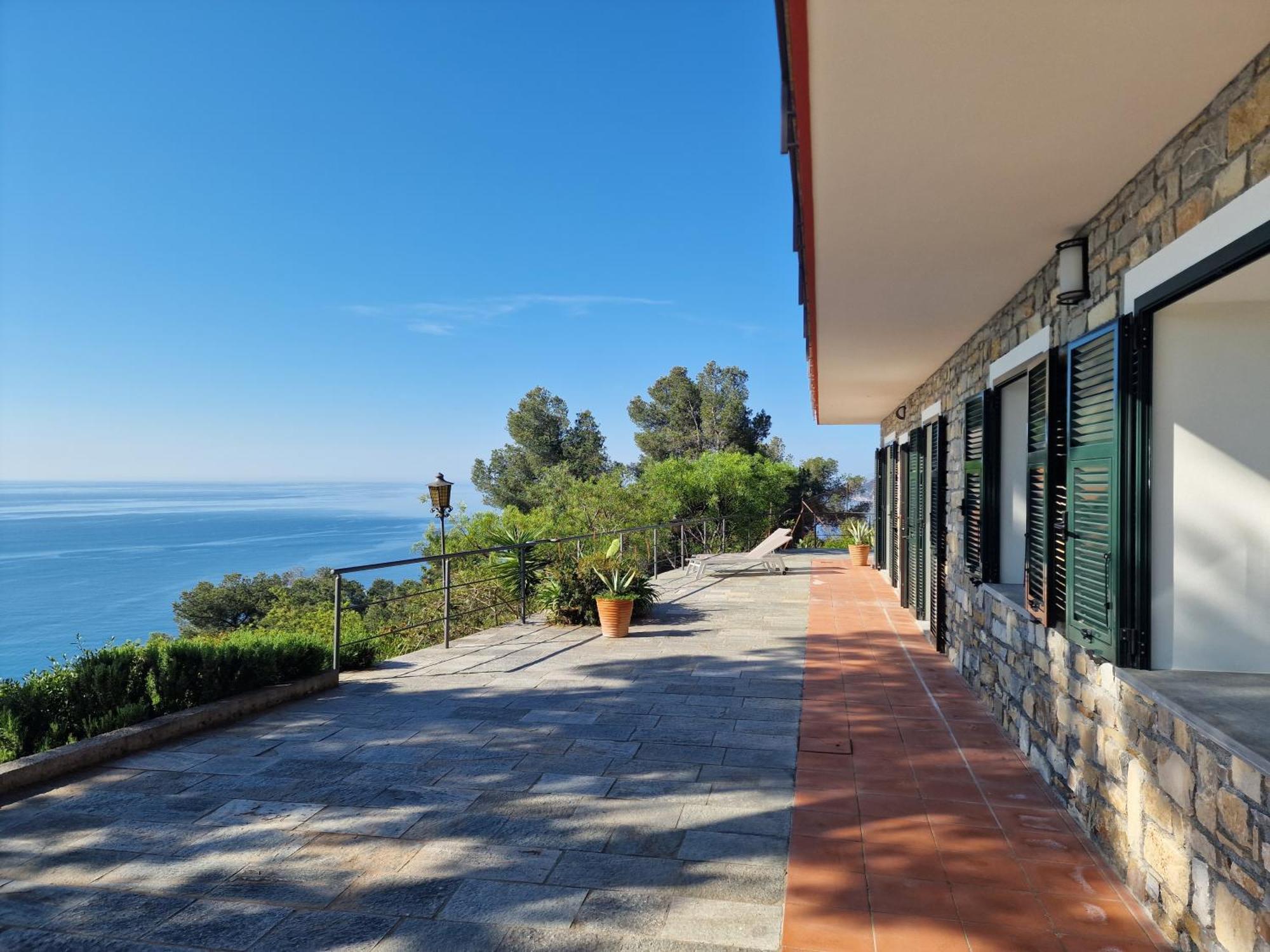 Appartamento In Villa Mimosa Cervo Luaran gambar