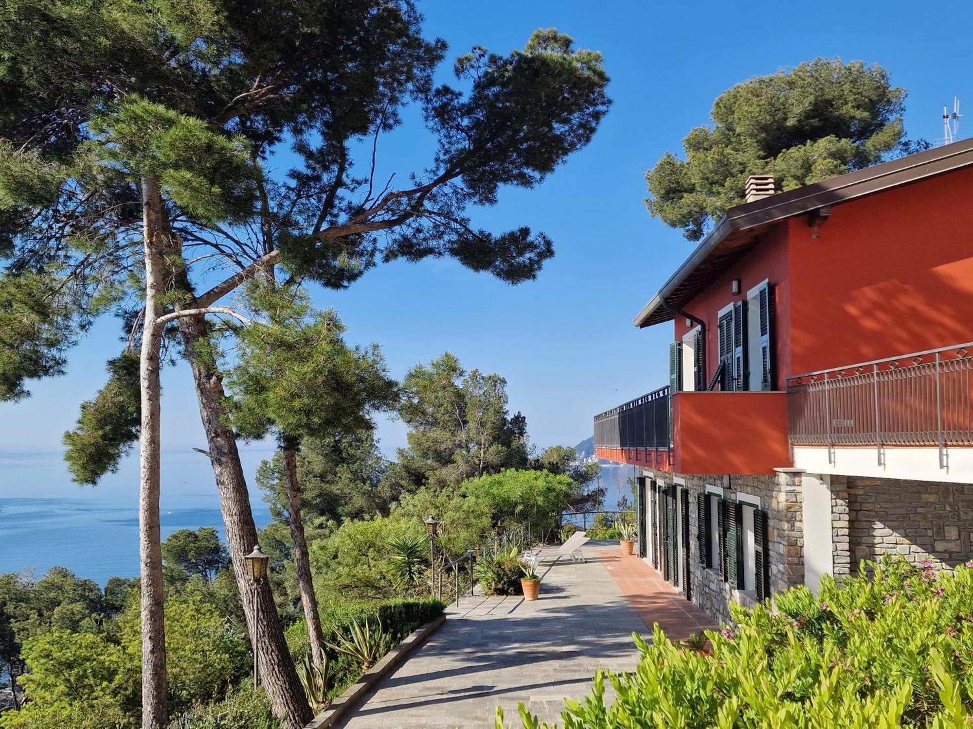 Appartamento In Villa Mimosa Cervo Luaran gambar